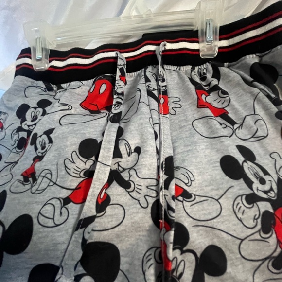 DISNEY Mickey Mouse Red and Gray Lounge Pants - Picture 7 of 9